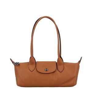 Longchamp Le Pliage Xtra Medium Leather Shoulder Bag, Brown